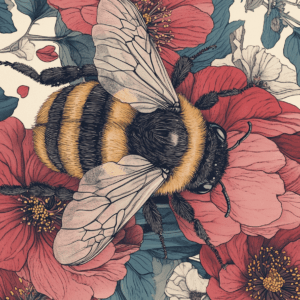 Cozy Vintage Honey Bee Hoodie