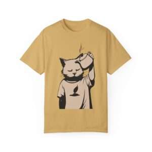 Catastrophe Vintage Coffee Cat Graphic T-Shirt