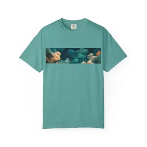 Colorful Japanese style art Clouds T-shirt
