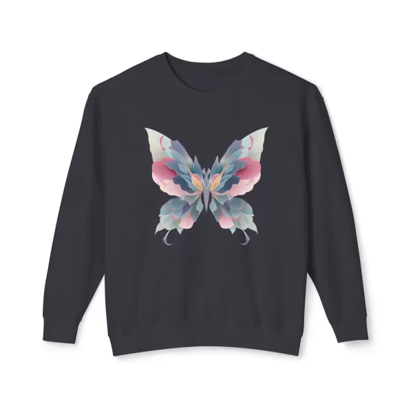 Watercolor Art Beautiful Butterfly Sweatshirt - Image 3