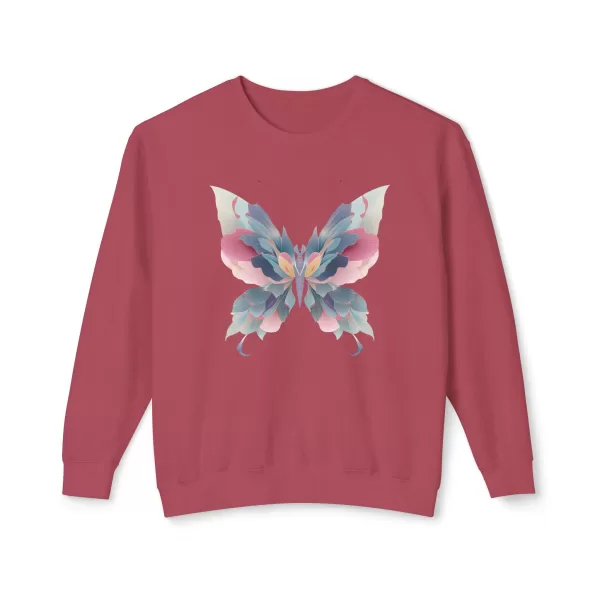 Watercolor Art Beautiful Butterfly Sweatshirt - Image 4