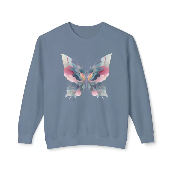 Watercolor Art Beautiful Butterfly Sweatshirt - Image 2
